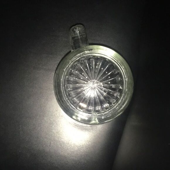 Outerbanks NC drinking glass clear glass 7” tall beer mug Berr Stein Euc OXB - Picture 5 of 8